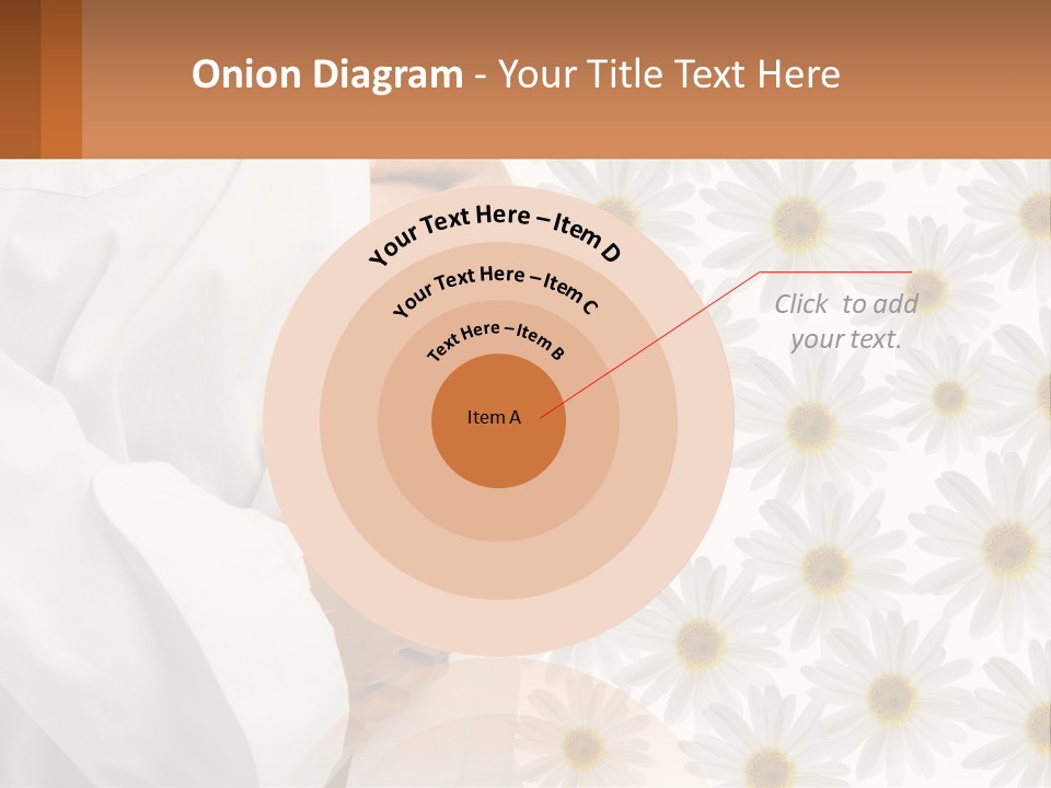 A Pregnant Woman Holding Her Belly With Daisies In The Background PowerPoint Template