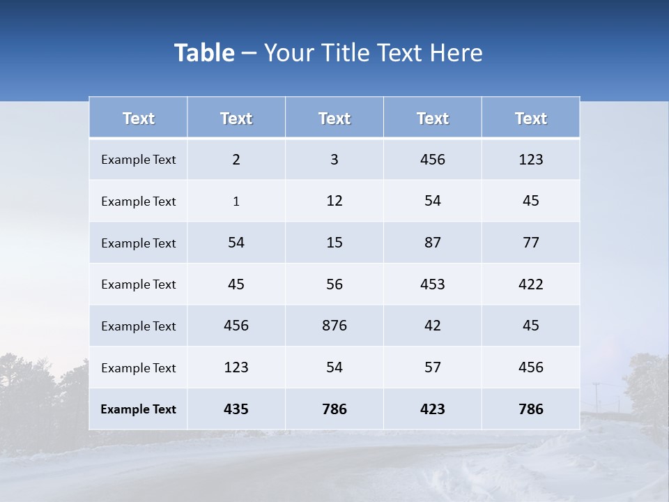 A Drilling Rig In The Middle Of A Snowy Field PowerPoint Template