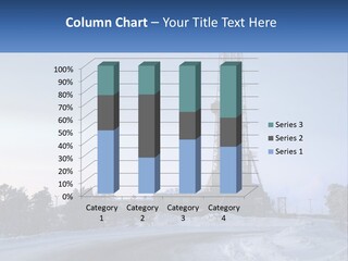 A Drilling Rig In The Middle Of A Snowy Field PowerPoint Template