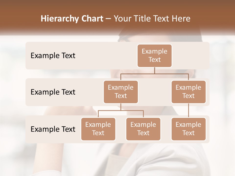 A Woman In A White Shirt Is Smiling PowerPoint Template