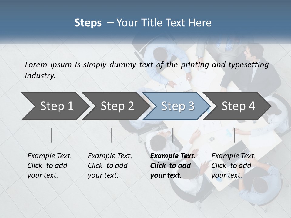 A Group Of People Sitting Around A Table PowerPoint Template