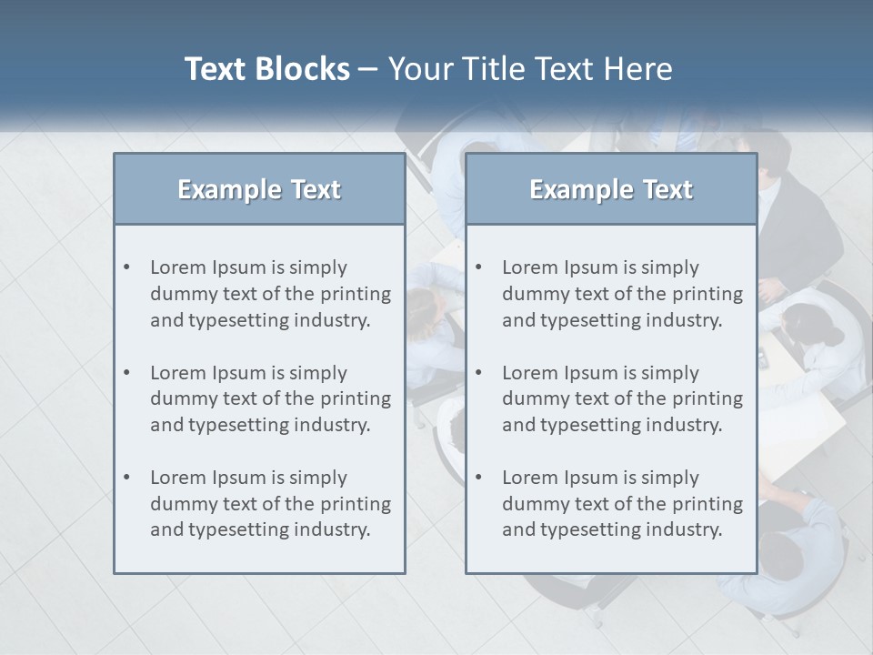 A Group Of People Sitting Around A Table PowerPoint Template