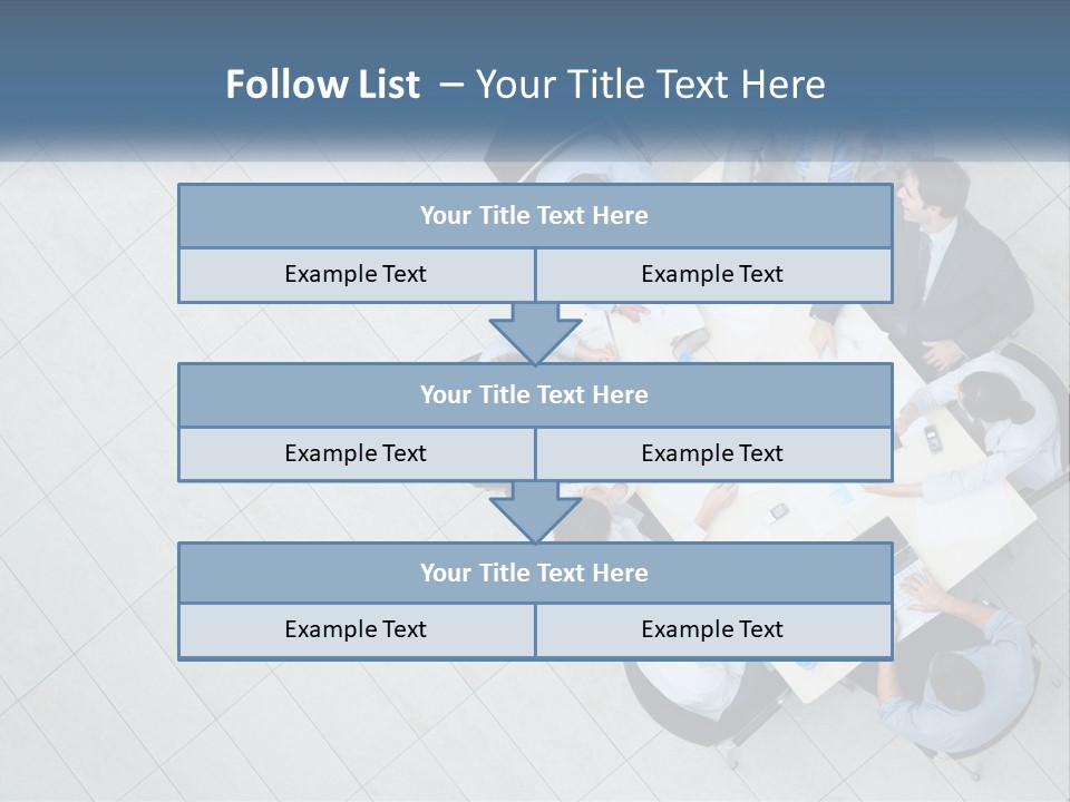A Group Of People Sitting Around A Table PowerPoint Template