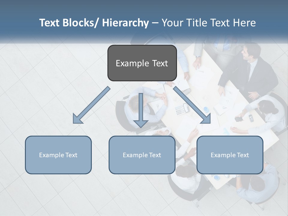 A Group Of People Sitting Around A Table PowerPoint Template