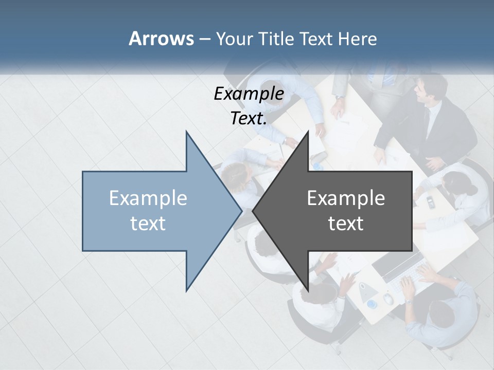 A Group Of People Sitting Around A Table PowerPoint Template