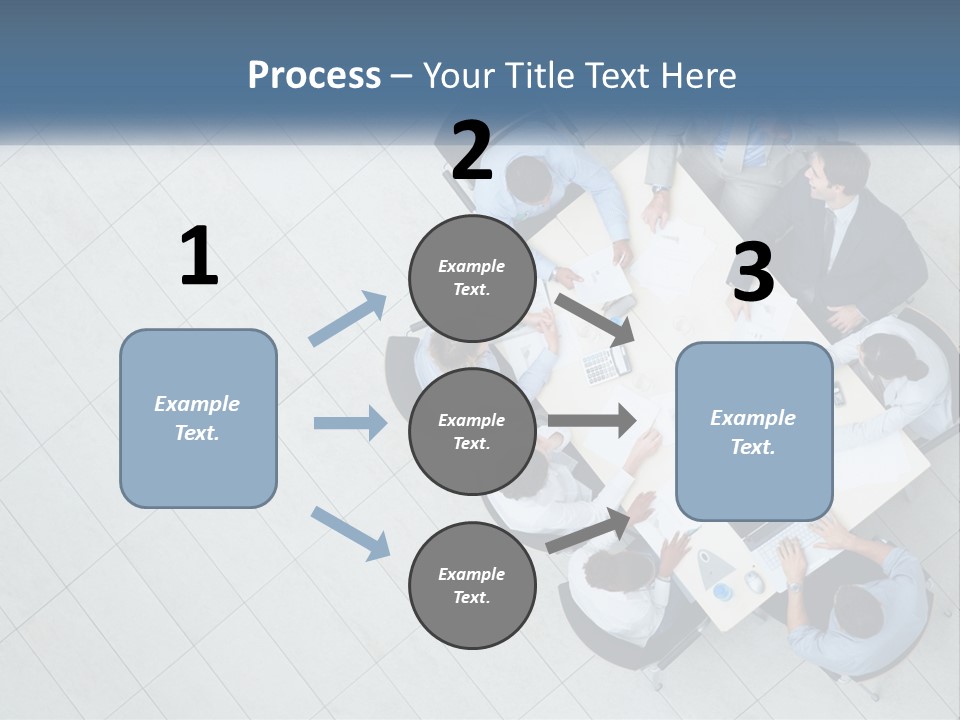 A Group Of People Sitting Around A Table PowerPoint Template