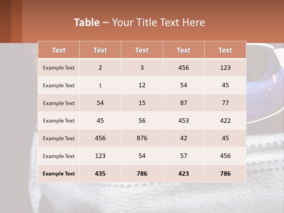 A Man Wearing Glasses And A Face Covering His Face PowerPoint Template