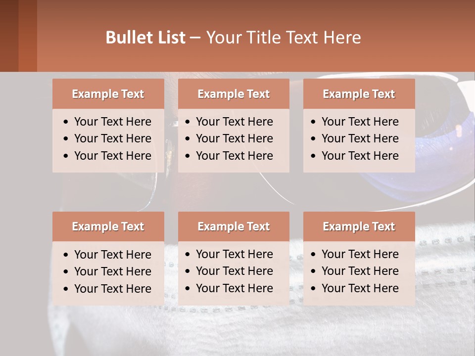 A Man Wearing Glasses And A Face Covering His Face PowerPoint Template