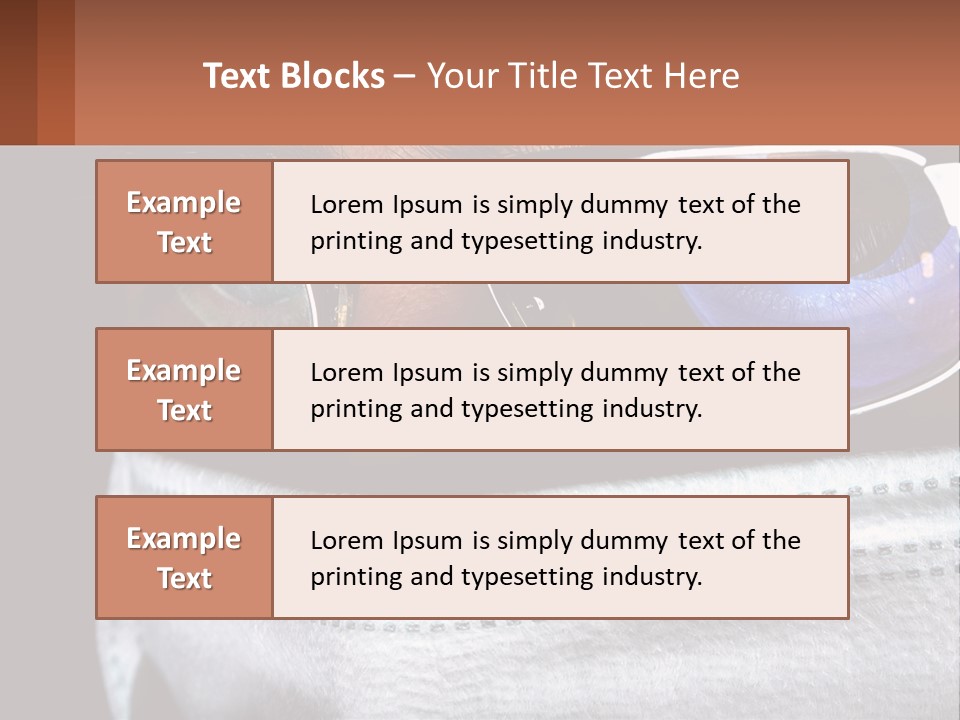 A Man Wearing Glasses And A Face Covering His Face PowerPoint Template