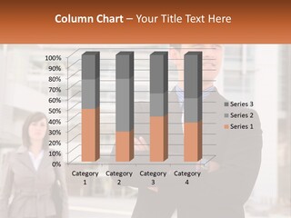 A Man In A Suit Standing With His Arms Crossed PowerPoint Template