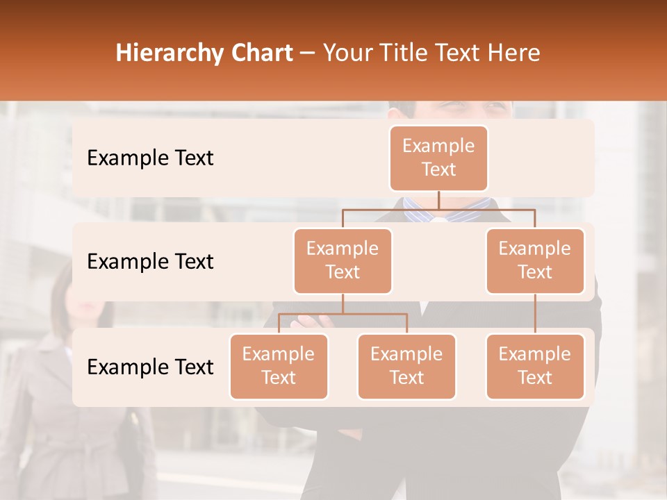 A Man In A Suit Standing With His Arms Crossed PowerPoint Template