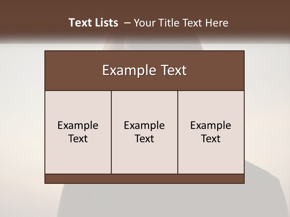 A Woman In A Black Scarf Is Looking Down At Her Cell Phone PowerPoint Template