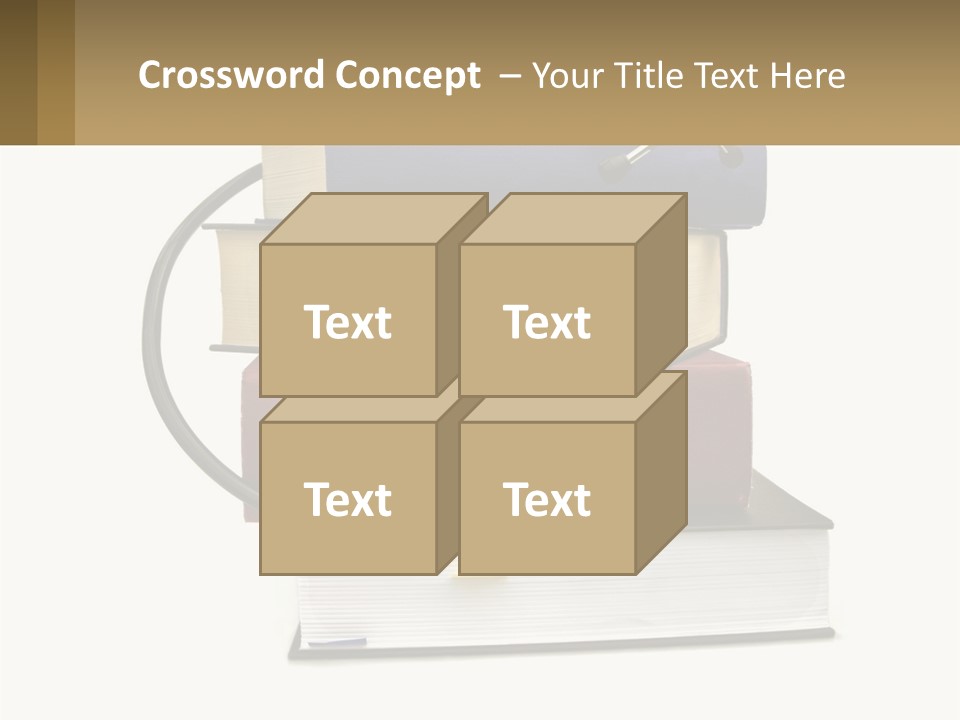 A Book With A Stethoscope On Top Of It PowerPoint Template