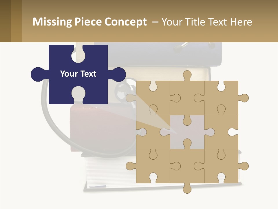 A Book With A Stethoscope On Top Of It PowerPoint Template