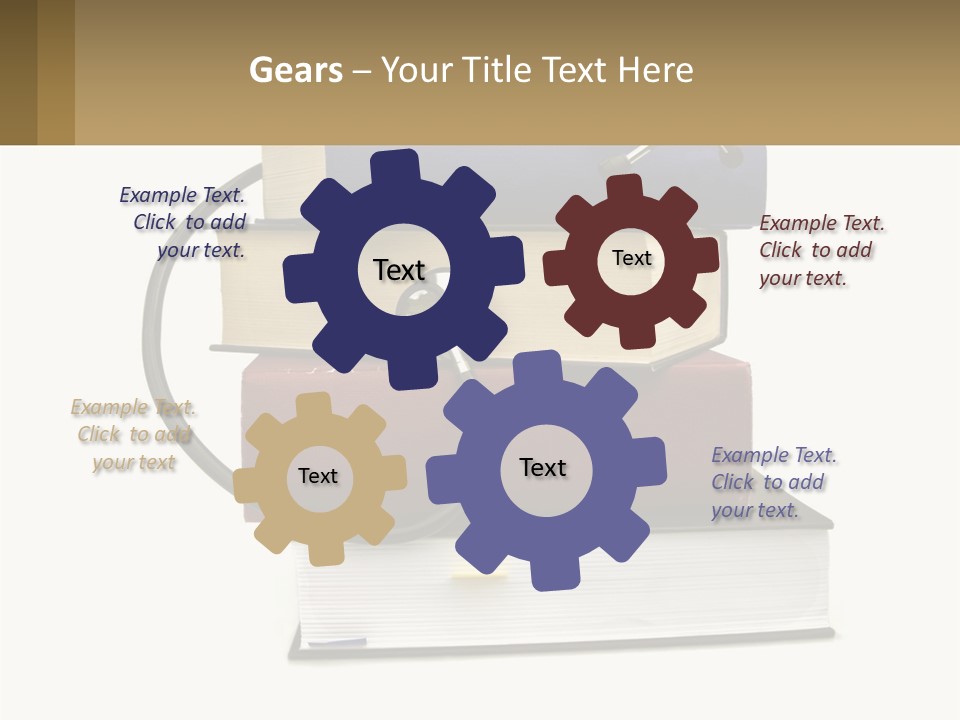 A Book With A Stethoscope On Top Of It PowerPoint Template