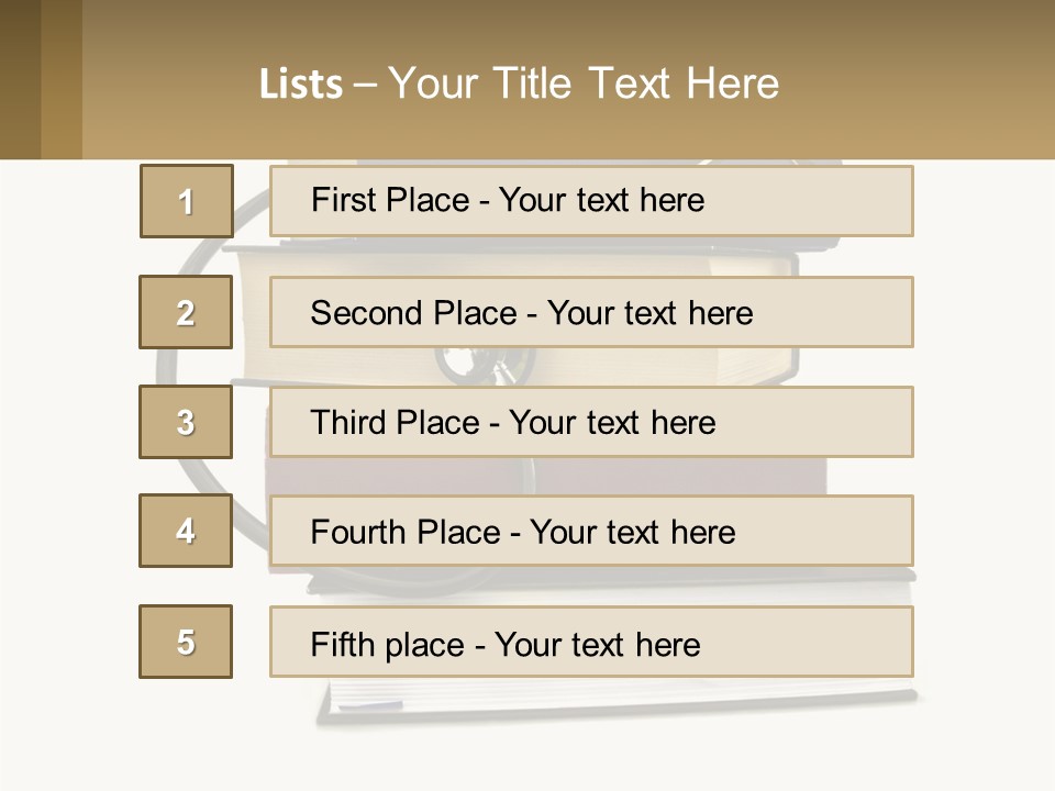 A Book With A Stethoscope On Top Of It PowerPoint Template