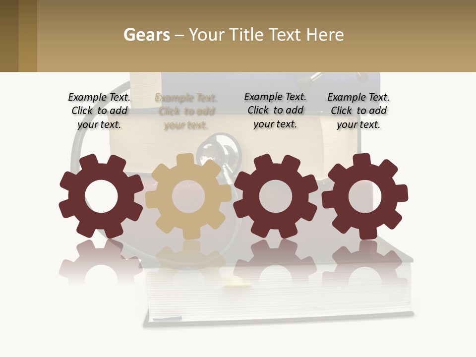 A Book With A Stethoscope On Top Of It PowerPoint Template