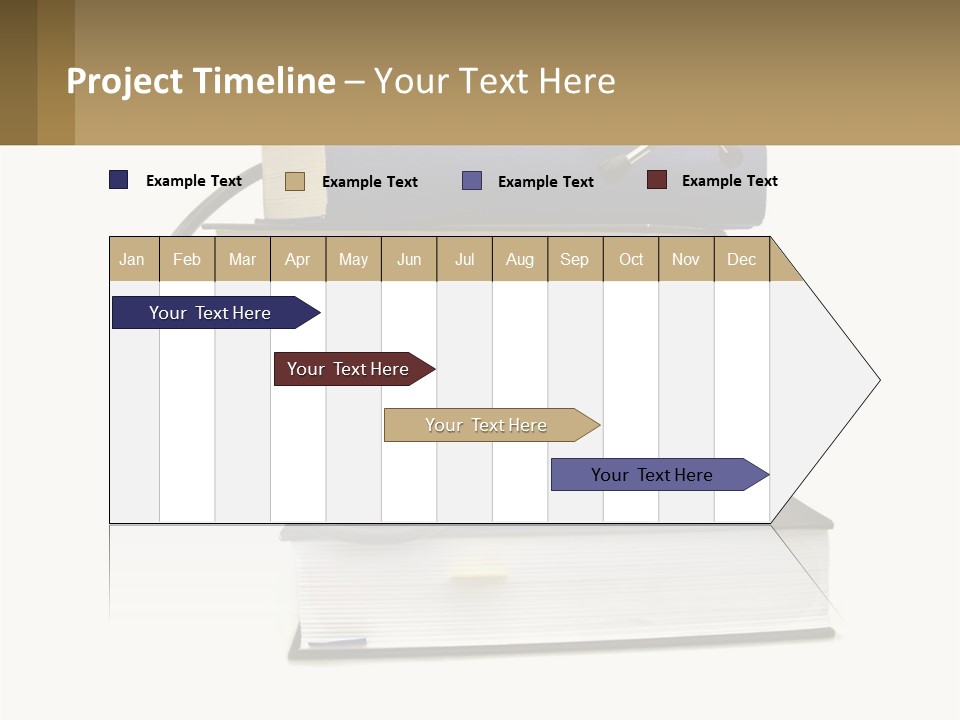A Book With A Stethoscope On Top Of It PowerPoint Template