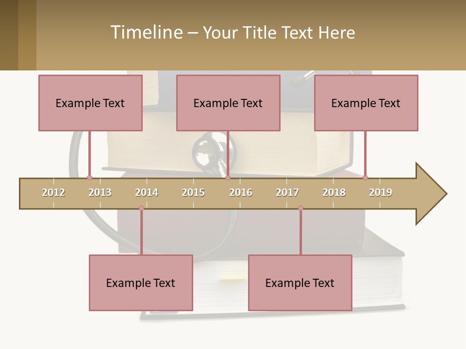 A Book With A Stethoscope On Top Of It PowerPoint Template