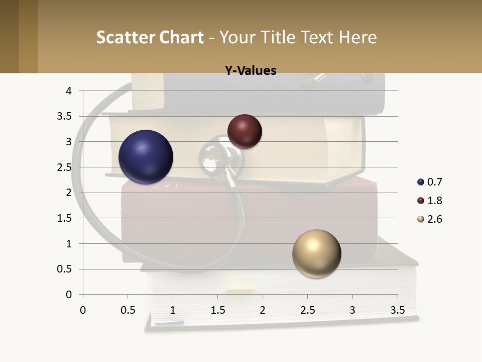 A Book With A Stethoscope On Top Of It PowerPoint Template