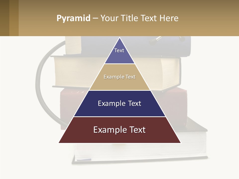 A Book With A Stethoscope On Top Of It PowerPoint Template