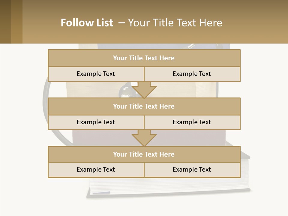 A Book With A Stethoscope On Top Of It PowerPoint Template