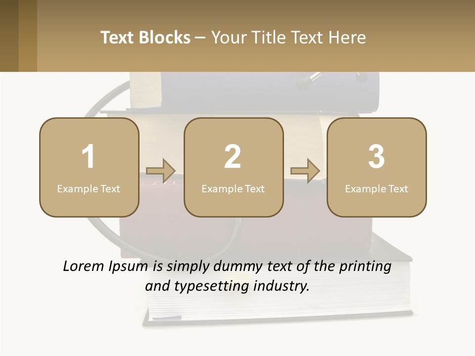 A Book With A Stethoscope On Top Of It PowerPoint Template