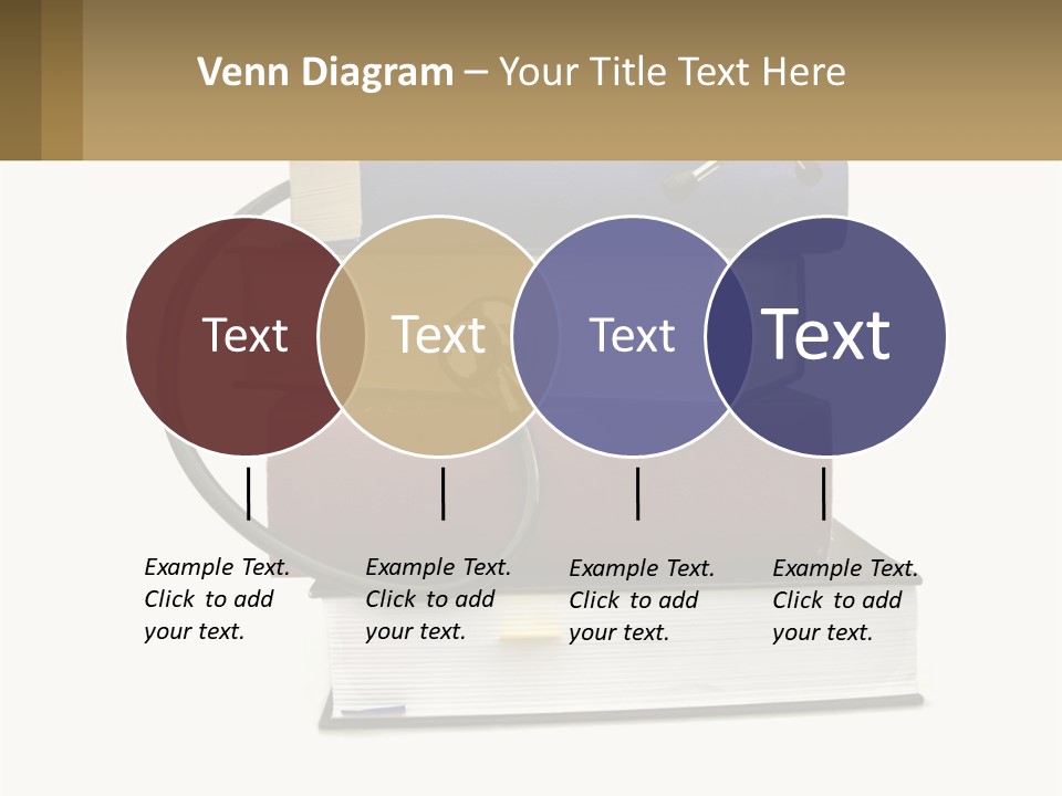 A Book With A Stethoscope On Top Of It PowerPoint Template
