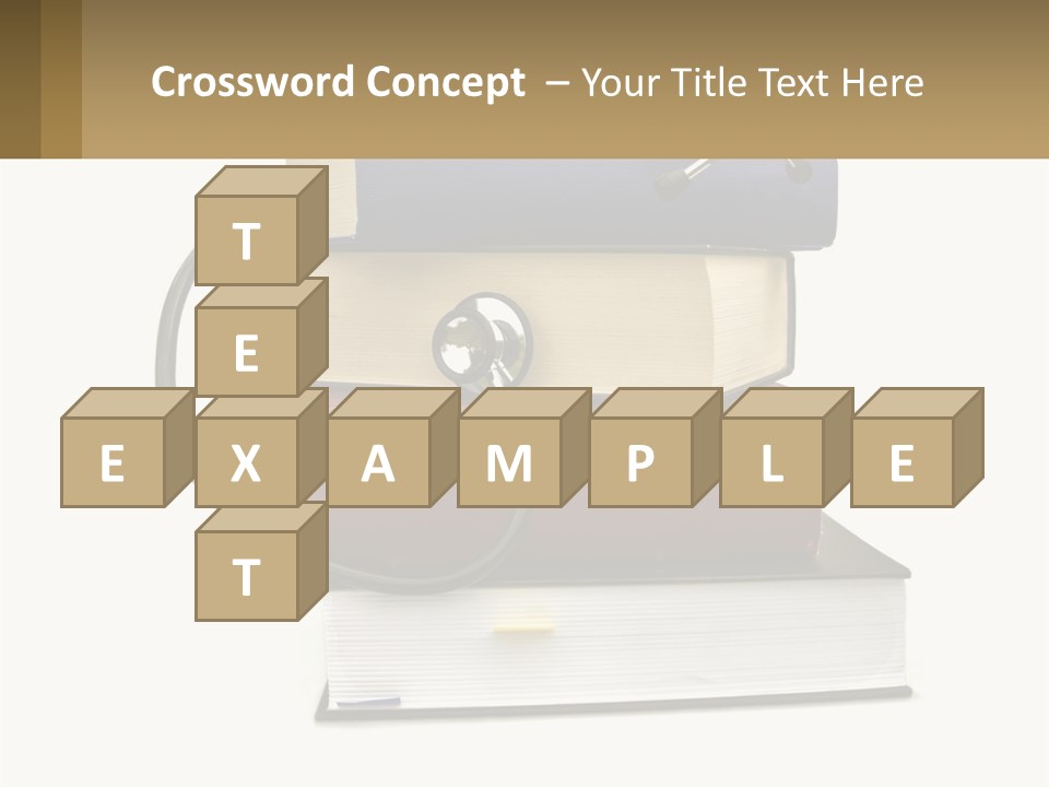 A Book With A Stethoscope On Top Of It PowerPoint Template