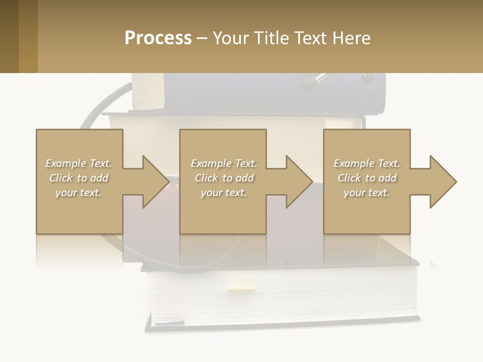 A Book With A Stethoscope On Top Of It PowerPoint Template