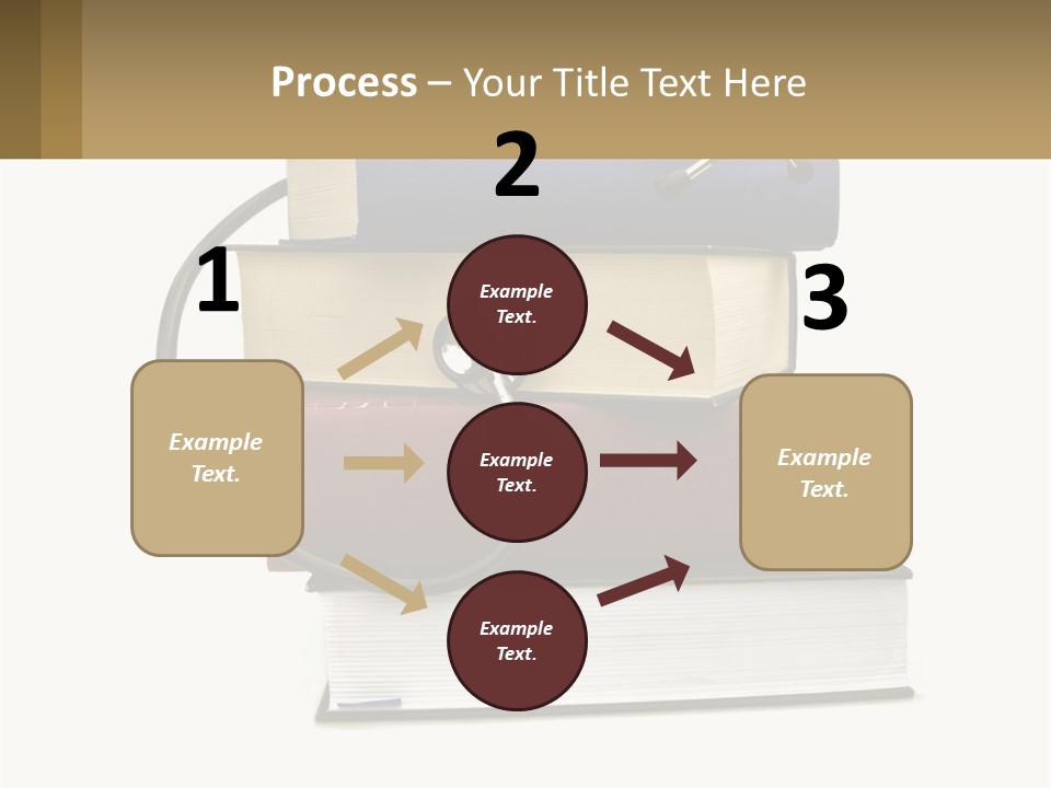 A Book With A Stethoscope On Top Of It PowerPoint Template