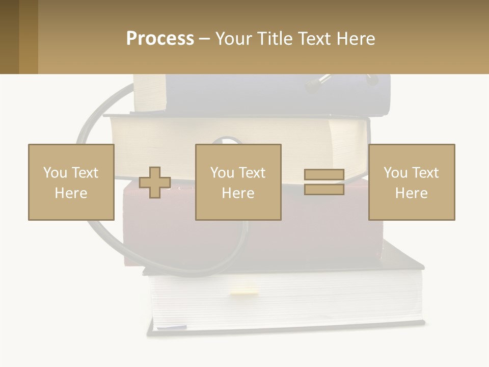 A Book With A Stethoscope On Top Of It PowerPoint Template