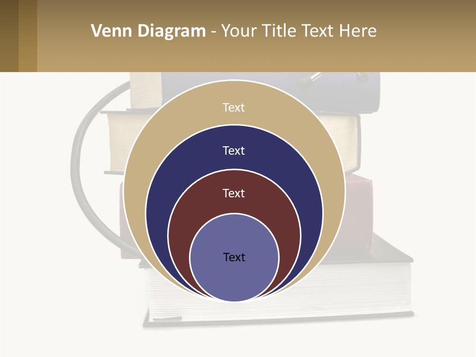 A Book With A Stethoscope On Top Of It PowerPoint Template