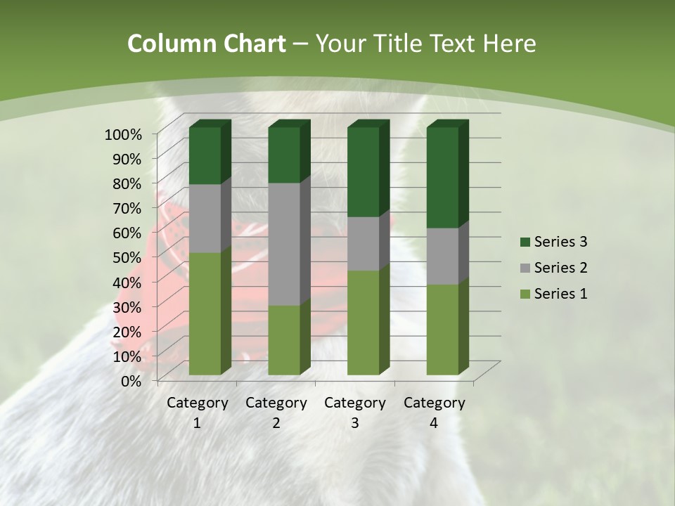 A Small Dog Wearing A Red Bandana Is Sitting In The Grass PowerPoint Template