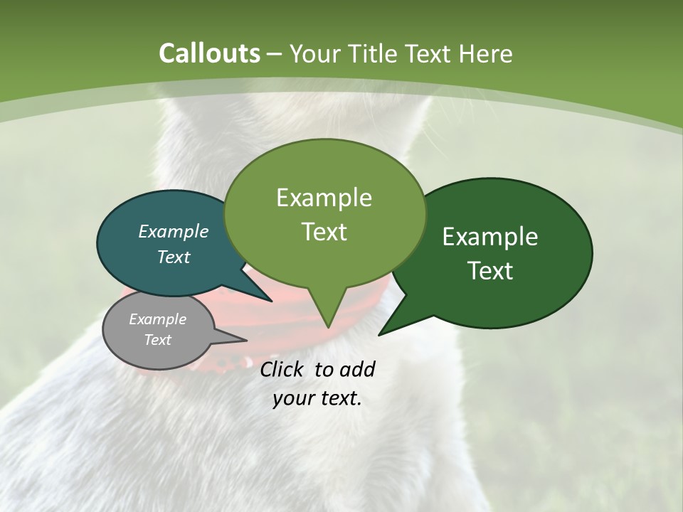 A Small Dog Wearing A Red Bandana Is Sitting In The Grass PowerPoint Template