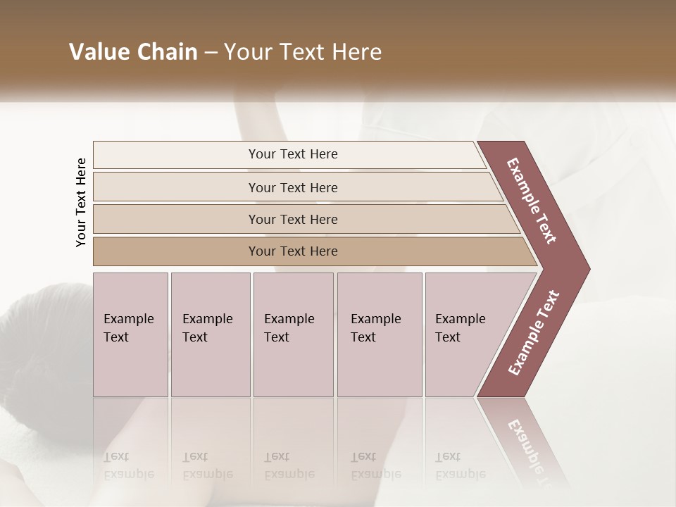 A Woman Getting A Back Massage From A Massager PowerPoint Template