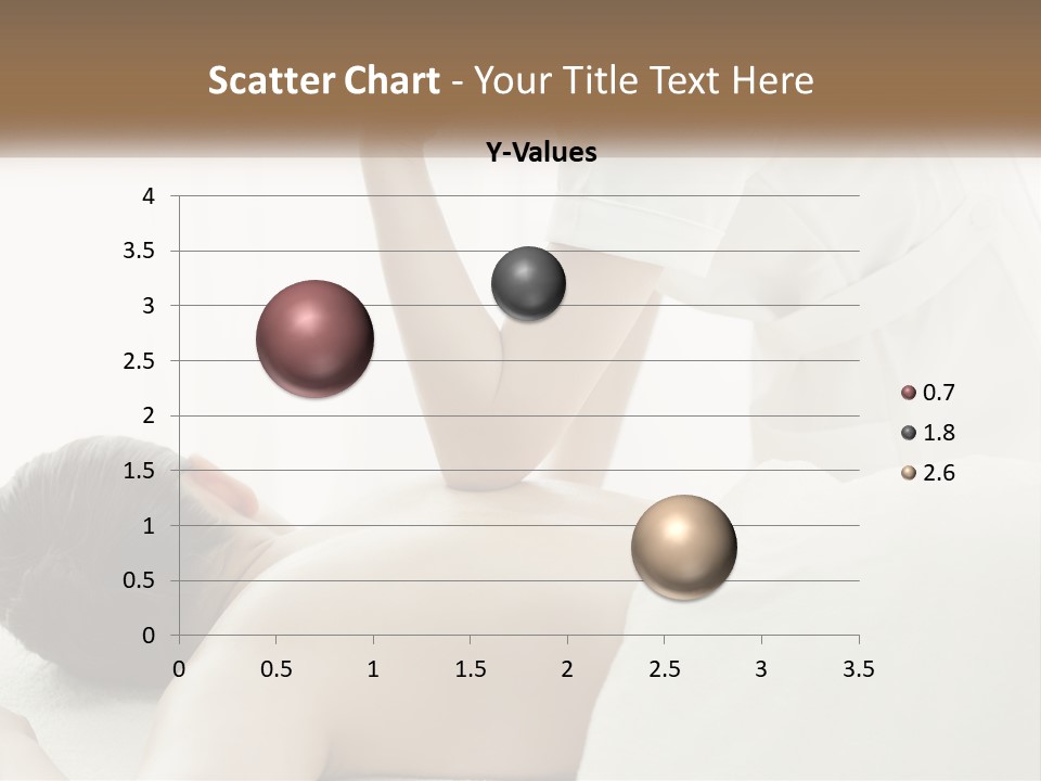 A Woman Getting A Back Massage From A Massager PowerPoint Template