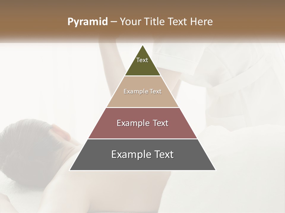 A Woman Getting A Back Massage From A Massager PowerPoint Template