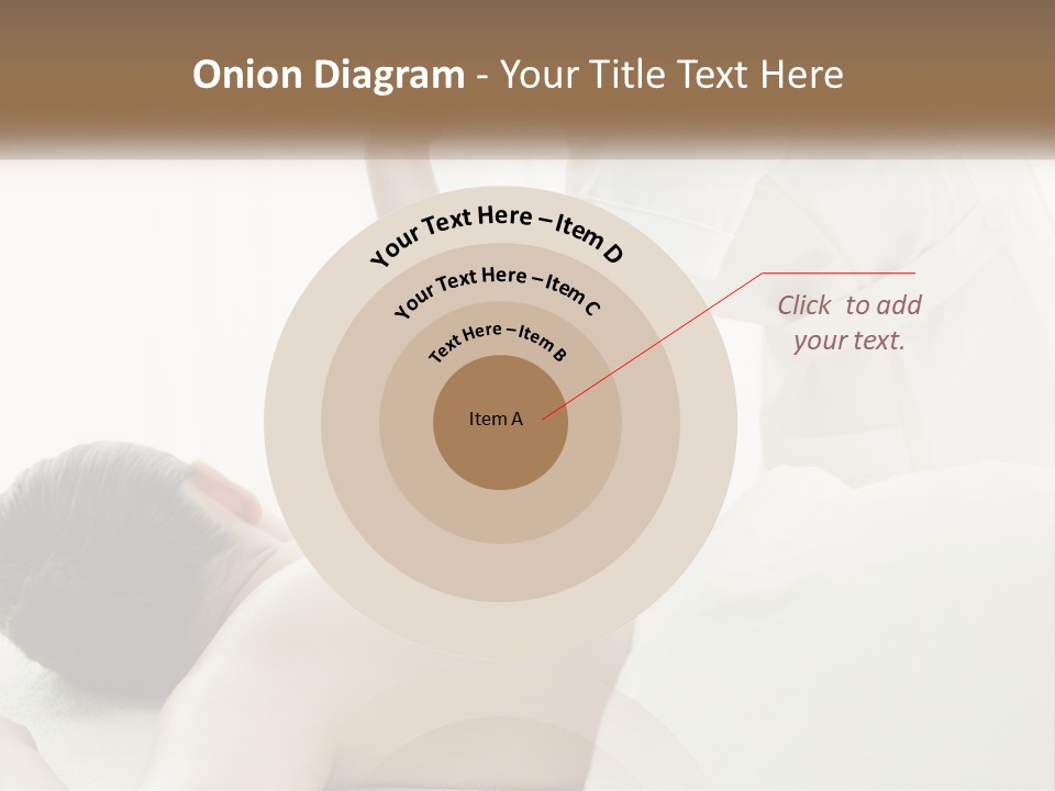 A Woman Getting A Back Massage From A Massager PowerPoint Template