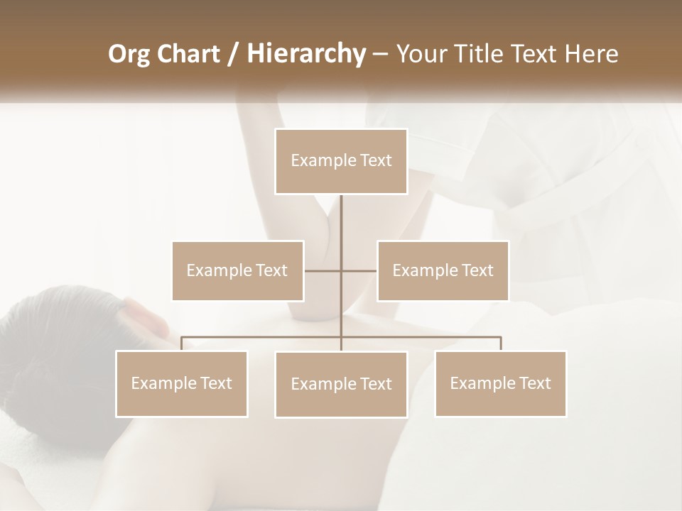 A Woman Getting A Back Massage From A Massager PowerPoint Template