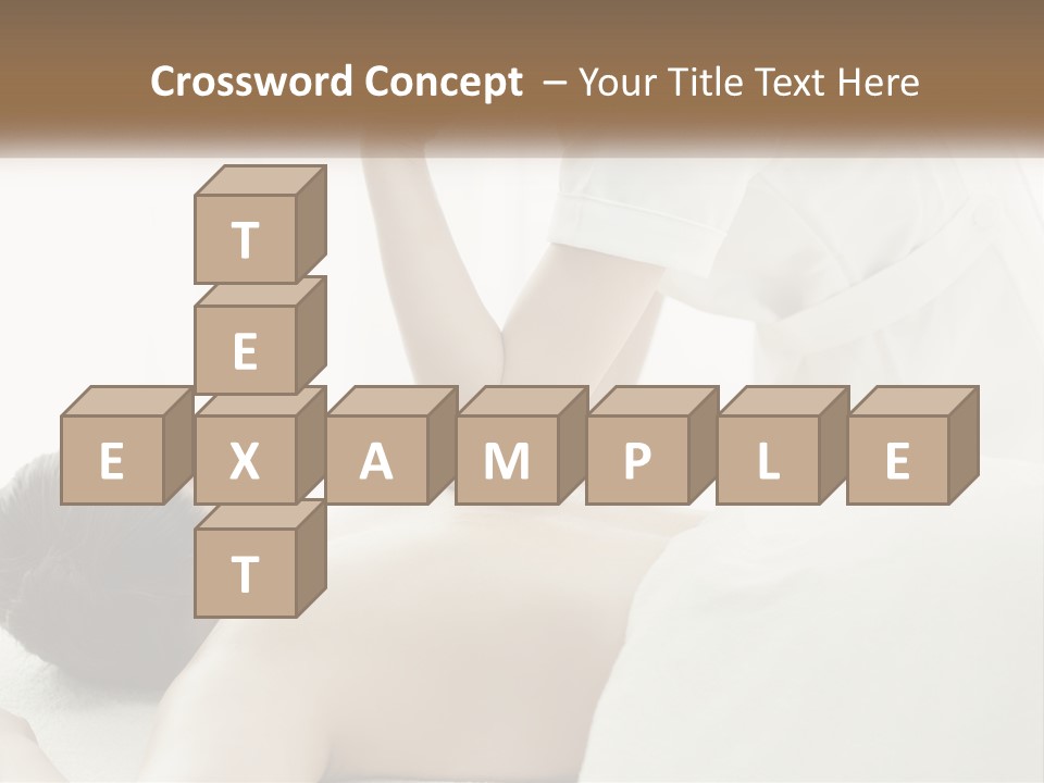 A Woman Getting A Back Massage From A Massager PowerPoint Template