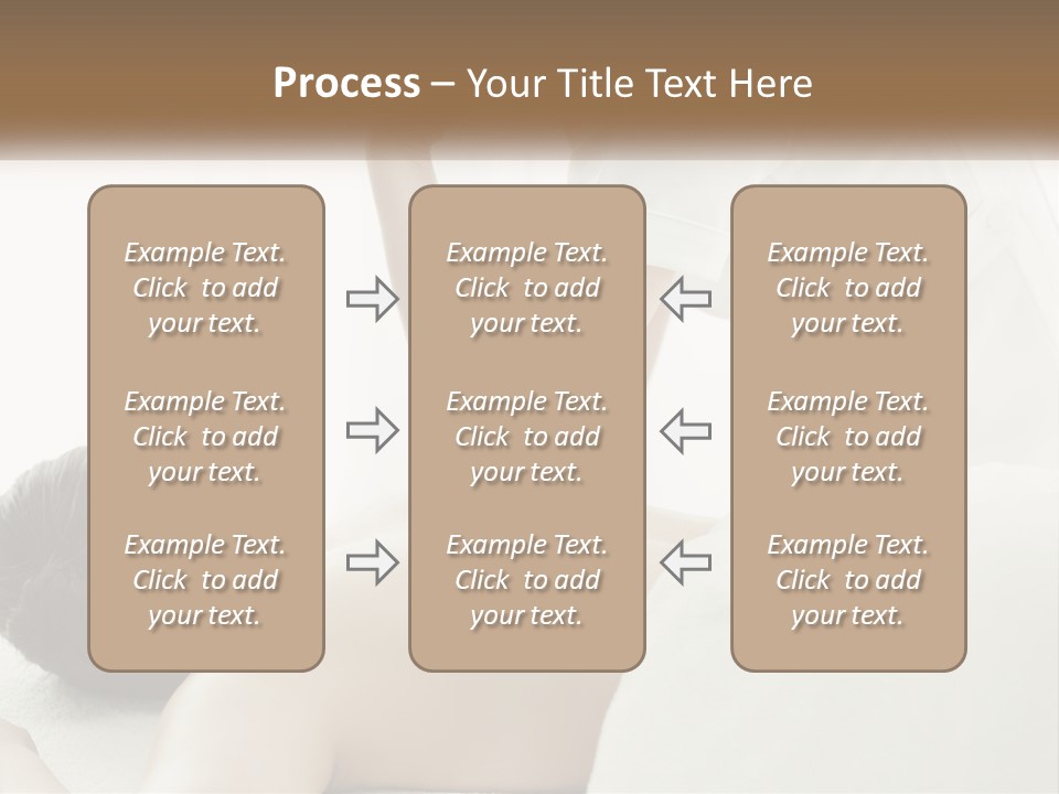 A Woman Getting A Back Massage From A Massager PowerPoint Template