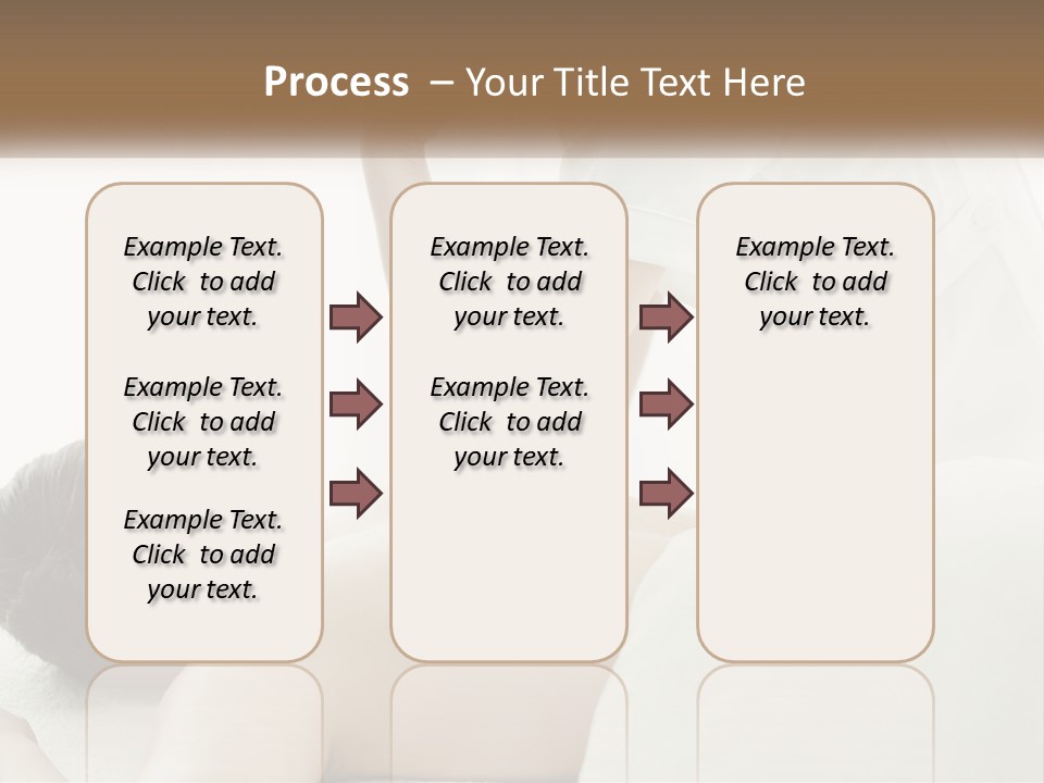 A Woman Getting A Back Massage From A Massager PowerPoint Template