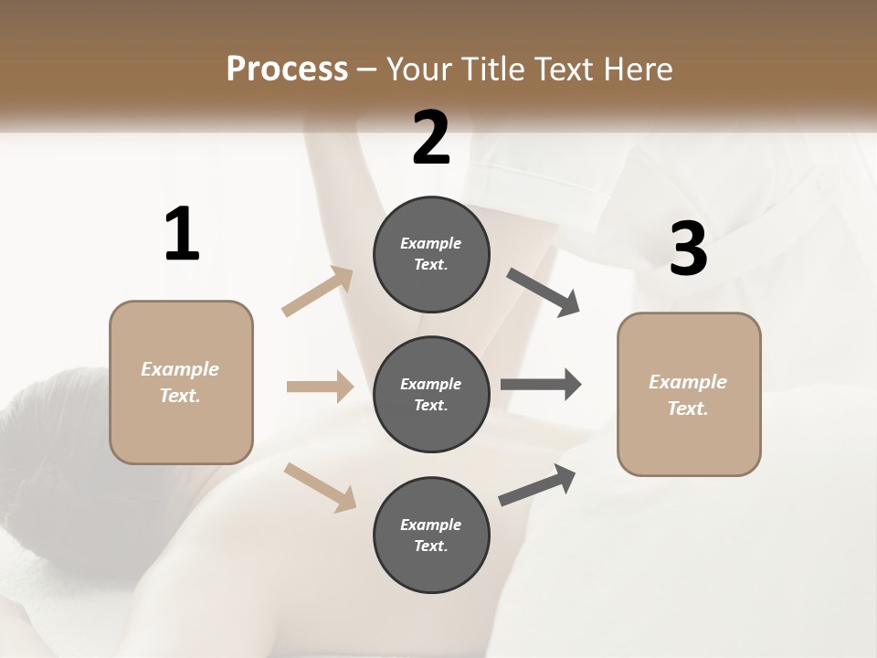 A Woman Getting A Back Massage From A Massager PowerPoint Template