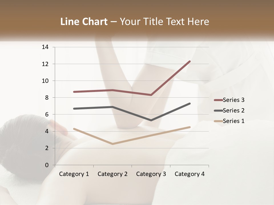 A Woman Getting A Back Massage From A Massager PowerPoint Template