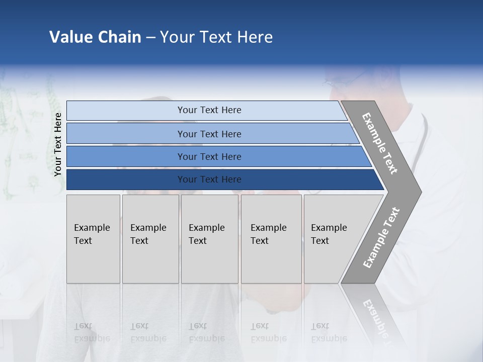 A Man With A Neck Brace Being Examined By A Doctor PowerPoint Template