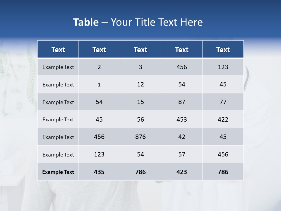 A Man With A Neck Brace Being Examined By A Doctor PowerPoint Template