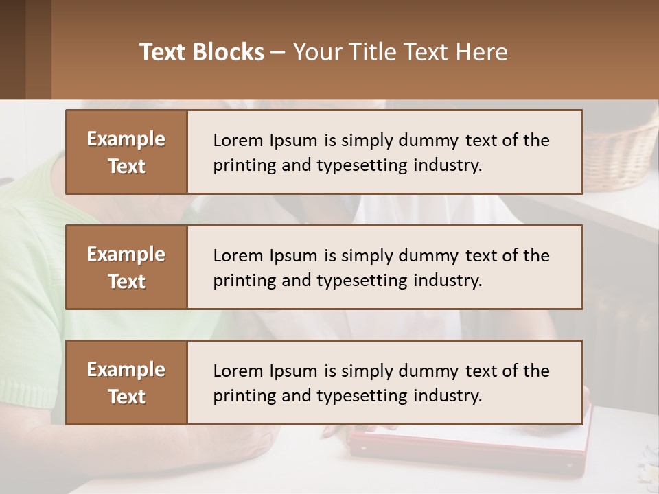 A Woman Sitting Next To A Woman Who Is Writing PowerPoint Template