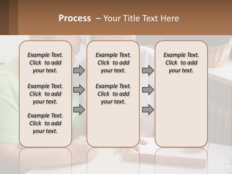 A Woman Sitting Next To A Woman Who Is Writing PowerPoint Template