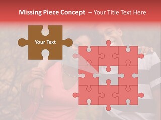 A Couple Of People Standing Next To Each Other PowerPoint Template